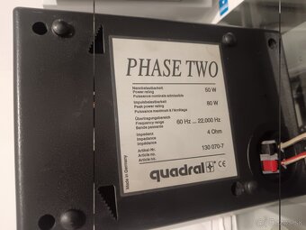 Quadral Quintas 165S, Base AX, Phase Two 5.0 Repro - 12