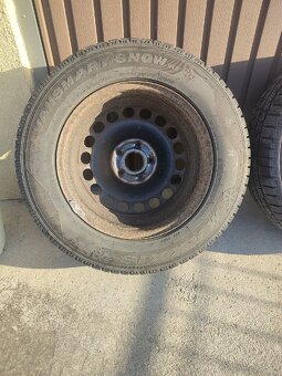 Plechové disky 5x112 R16 + pneu 215/65 R16C - 12