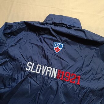 HC Slovan Bratislava hokejová modrá vetrovka bunda M - 12