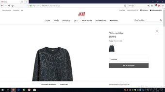 Mikina Ľanová, Mikina David Beckham, Pulóver HM - 12