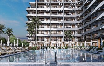 Apartmány s výhľadom na more a súkromnou plážou v Lefke Seve - 12