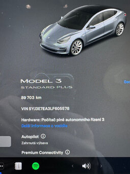 Tesla Model 3 SR KW, (321PS) FSD, len 89700km, 17900 bezDPH - 12