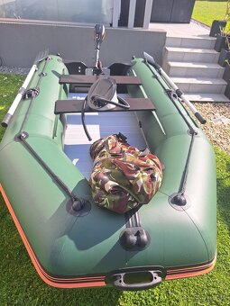 Čln Kolibri KM-300 D, zelený,  hliníková podlaha - 12