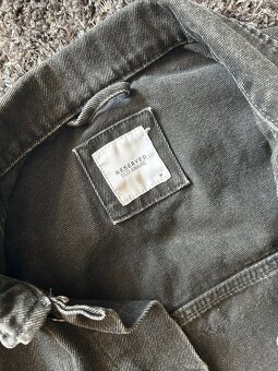 Pánska koženková bunda, bombera, riflovka - 12