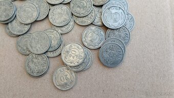 51 helleru 20 RU, rakousko uhersko mince + mince 20hal. - 12