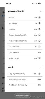 LG americká chladnička - 12