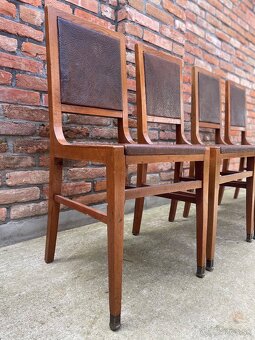 Masívne drevené stoličky – set 4 ks - 12