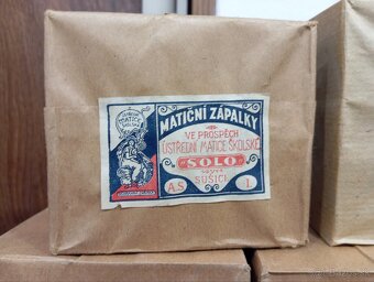 Staré zápalky. SOLO Sušice - 12