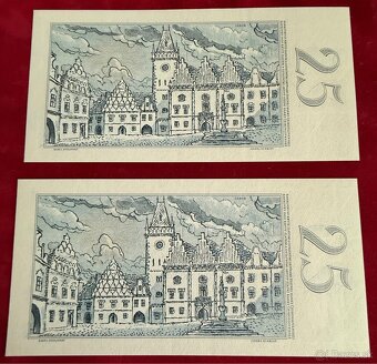 Československé bankovky UNC postupky čísla za sebou - 12