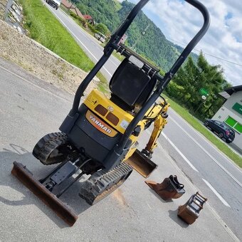 Mini rýpadlo Yanmar SV08-1S 1,1 tony - AKO NOVÉ 2016 - z Nór - 12