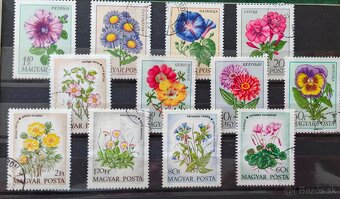 Známky kvety Maďarsko - 12