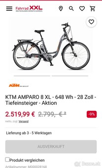 Predám elektrobicykel KTM - bez batérie - 12