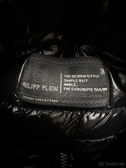 Čierna prešívaná vesta zn. Philipp Plein originál - 12