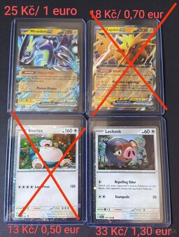 Pokémon karty 1 - 12