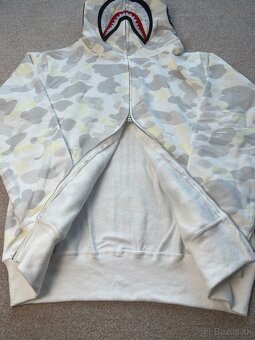 Bape City Camo Shark Zip Hoodie - White - 12