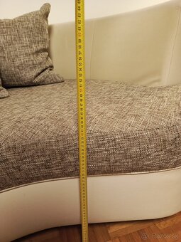 Predám dizajnovú sedačku do polkruhu v TOP stave - 12