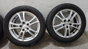 Predám letné kolesá Dunlop + disky ANZIO – 205/55 R16 - 12