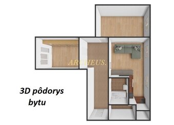 ZREKONŠTRUOVANÝ 3 - IZBOVÝ BYT S BALKÓNOM, 70M2, HUMENNÉ - 12