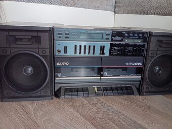 Sanyo MW255L radiomagnetofon retro 2 kazeťák - 12