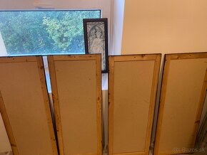 Alfonz Mucha krásne 4 secesné obrazy na stenu - 12