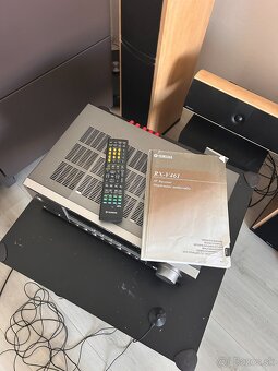 Gramofon + reciever + subwoofer + repraky - 12