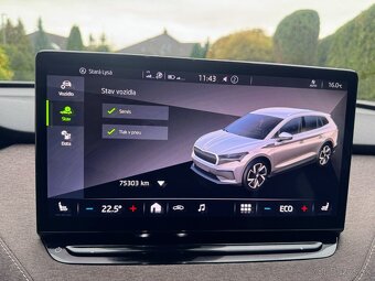 Škoda Enyaq iV 10/2021 , DPH, 75303km, tepelné čerpadlo - 12