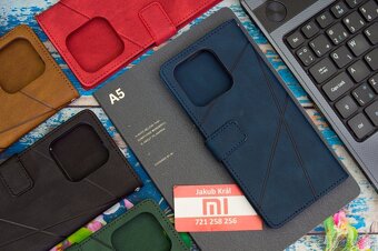 Dvojfarebné zatváracie puzdro pre Xiaomi, Redmi, Poco - 12