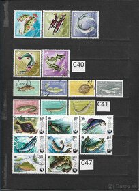 Filatelia - Poštové známky na predaj 8 - Ryby, Motýle a Hmyz - 12