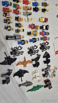 LEGO MIX 30 kg + návody, 9V VLAKY, Aquanauts a iné... - 12
