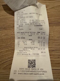 Predám Apple watch ultra 2 - 12