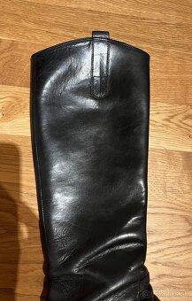 Čierne kožené čižmy Gabor - 12