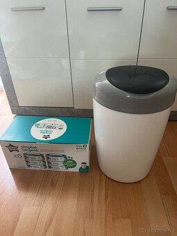 Baby monitor dychu, kôš na plienky +kazety, detská hrazdička - 12
