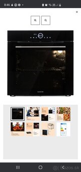 Vstavaná rúra Klarstein Illuminosa Smart Oven - 12