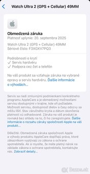 Apple Watch ULTRA 2 49mm GPS LTE Black - záruka - 12