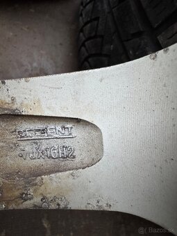 Dezent disky R16 7J ET35 so zimnými pneu Continental - 12