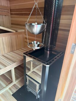 Luxusní Fínska sauna z cedru pro 4-6 osob - 12
