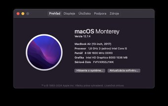 MacBook Air (13-inch, 2017) /Intel Core i5/8GB RAM/128GB SSD - 12