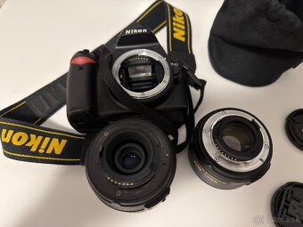 predam nikon d40 nikkor 18-55 1:3,5-5,6 nikkor 35mm 1:1,8 - 12