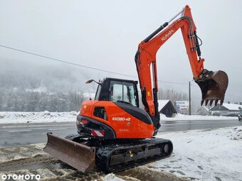 Pásové rýpadlo Kubota KX080-4 s dlhým ramenom 8,5 t PLUS. Ak - 12