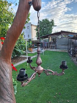 Starý medený luster - 12