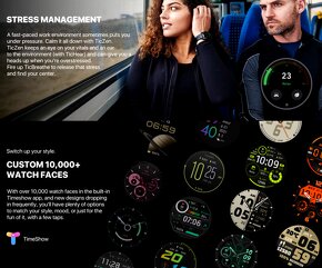 TicWatch Pro 5 s náramkami a ochrannými púzdrami - Top stav - 12