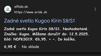 ELEKTRICKÁ KOLOBEŽKA KUGOO S1 - 12