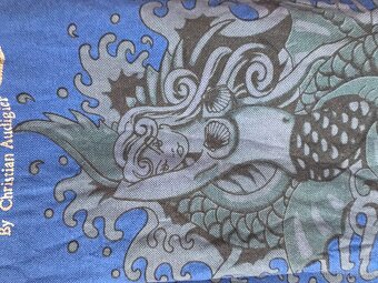 ED HARDY originál kráľovská Modra pánske polotricko L/XL - 12