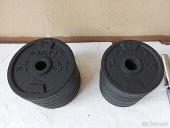 Liatinové nakladacie jednorúčky DECATHLON/CORENGTH  2x16 kg - 12