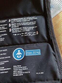 Britax romer, model B-agile M - 12