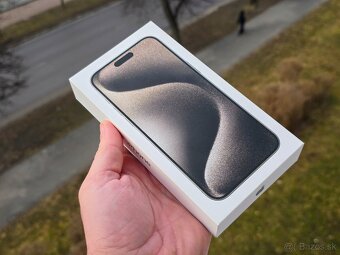 Apple iPhone 15 Pro Max 256GB Natural, ako nový, komplet,87% - 12