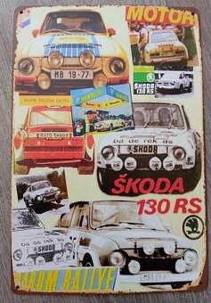 Škoda 130RS/LR, Octavia,Felicia,110R,Garde,retro tabuľky - 12