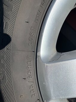 Hlinikove kolesa VW 5x130  + zimné pneu 235/65 R17 - 12