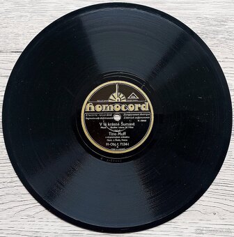 5 šelakových gramodesek z let 1930 – 1932, Československo 2 - 12