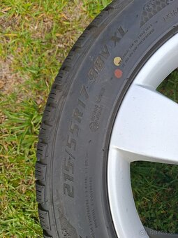 Zimná sada kolies 215 55 R 17 - 12